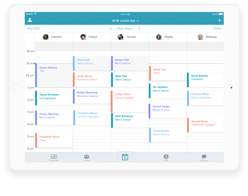 Product Features Scheduling MyTimeMyTime Scheduling, POS